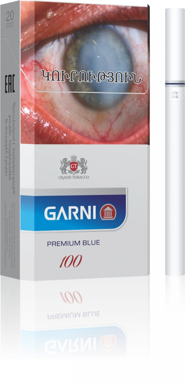 Garni Premium Blue, cigarette image